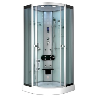 KABINA PRYSZNICOWA Z HYDROMASAŻEM I SAUNĄ WSH7180WS 80x80 CM