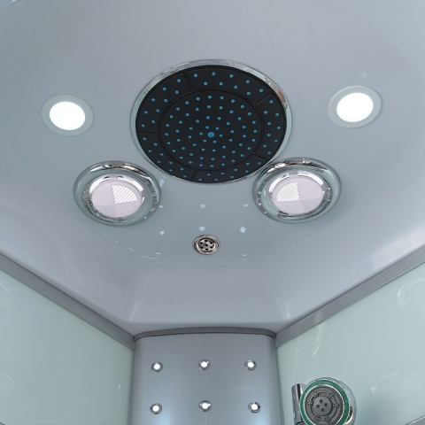 KABINA PRYSZNICOWA Z HYDROMASAŻEM I SAUNĄ WSH7180WS 80x80 CM