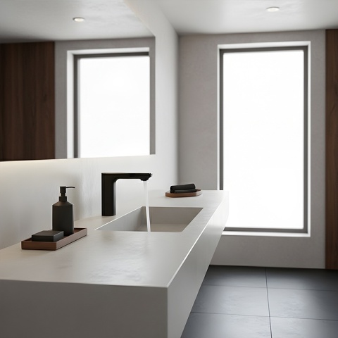 BATERIA ŁAZIENKOWA BEZDOTYKOWA F14-BL CZARNA LED