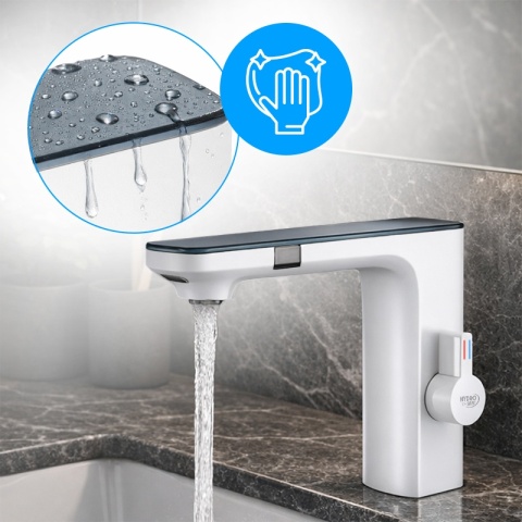 BATERIA ŁAZIENKOWA BEZDOTYKOWA F14-WH BIAŁA LED