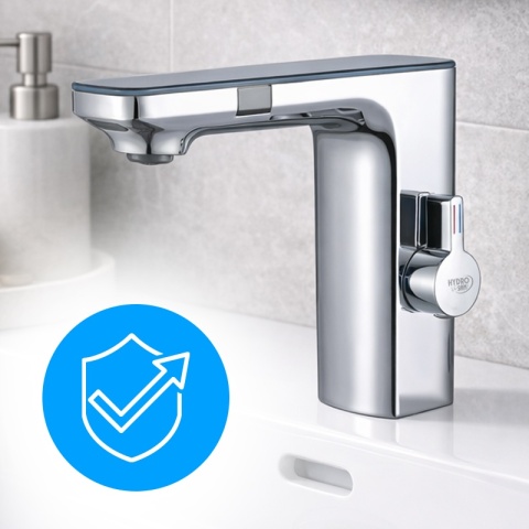 BATERIA ŁAZIENKOWA BEZDOTYKOWA F14A CHROM LED