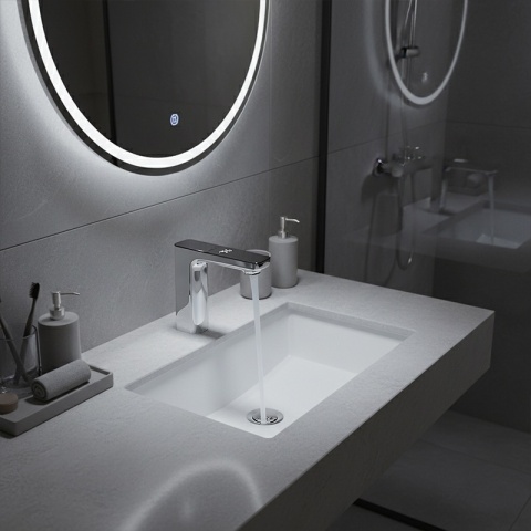 BATERIA ŁAZIENKOWA BEZDOTYKOWA F14A CHROM LED