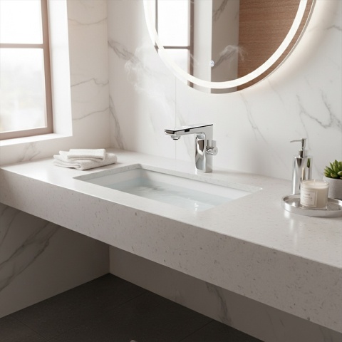 BATERIA ŁAZIENKOWA BEZDOTYKOWA F14A CHROM LED