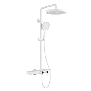 BATERIA PRYSZNICOWA ŁAZIENKOWA Z DESZCZOWNICĄ NATRYSKOWA ANDREA-WH BIAŁA