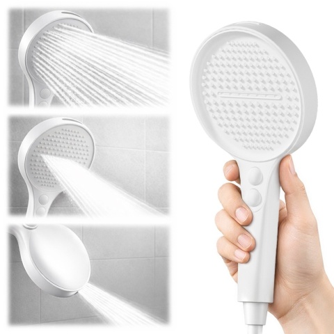 BATERIA PRYSZNICOWA ŁAZIENKOWA Z DESZCZOWNICĄ NATRYSKOWA ANDREA-WH BIAŁA