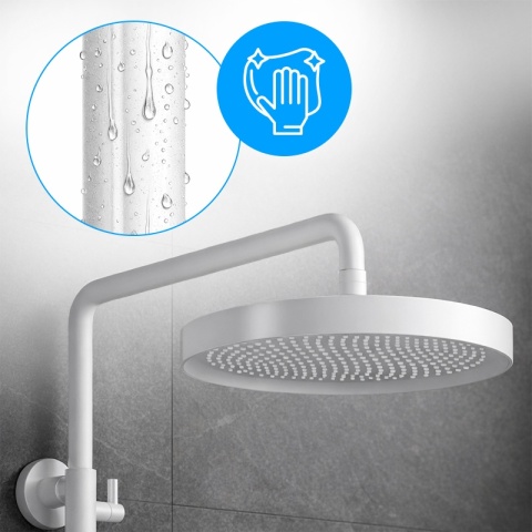 BATERIA PRYSZNICOWA ŁAZIENKOWA Z DESZCZOWNICĄ NATRYSKOWA ANDREA-WH BIAŁA