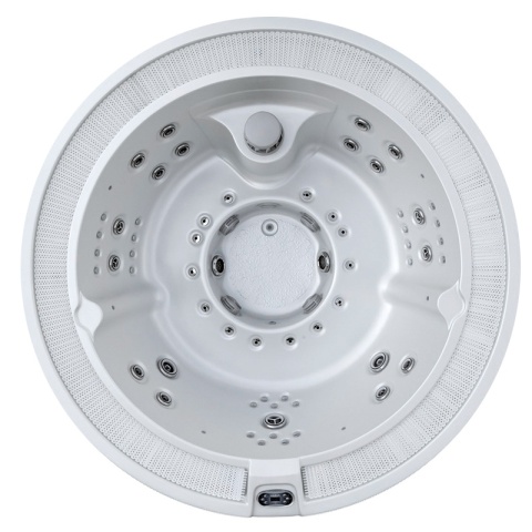 JACUZZI OGRODOWE WANNA SPA540 BIAŁA PERŁA OBUDOWA ANTRACYT 240X240 CM