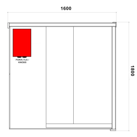 SAUNA FIŃSKA WYSOKOTEMPERATUROWA Z PIECEM FORSA3-BL/HARVIA 6KW 4 OSOBOWA 180x160 CM