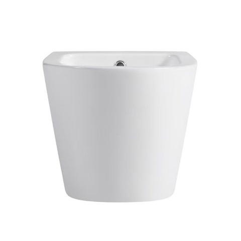 BIDET ŁAZIENKOWY PODWIESZANY WISZĄCY CERAMICZNY OWALNY BIAŁY BID-PRIMA-WH 49 CM