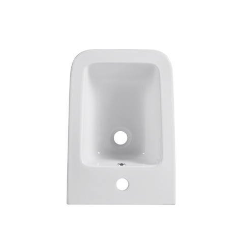 BIDET ŁAZIENKOWY PODWIESZANY WISZĄCY CERAMICZNY PROSTOKĄTNY BIAŁY BID-RAIN-WH 52 CM