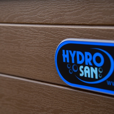 JACUZZI OGRODOWE WANNA SPA752 BIAŁA PERŁA OBUDOWA KAWA 200x200 CM