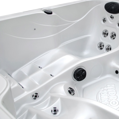 JACUZZI OGRODOWE WANNA SPA752 BIAŁA PERŁA OBUDOWA KAWA 200x200 CM