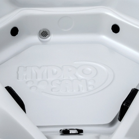 JACUZZI OGRODOWE WANNA SPA752 BIAŁA PERŁA OBUDOWA KAWA 200x200 CM