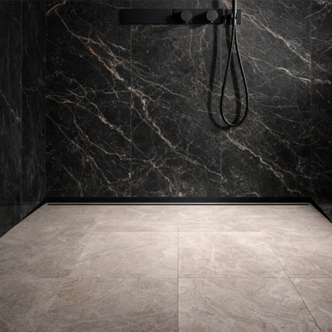 LISTWA CZOŁOWA BRODZIKOWA UNIWERSALNA CZARNY MAT 120 CM LCB-MTB-120