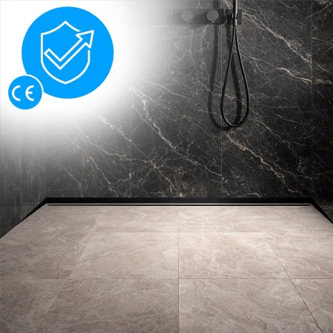 LISTWA CZOŁOWA BRODZIKOWA UNIWERSALNA CZARNY MAT 120 CM LCB-MTB-120