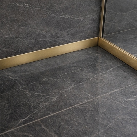 LISTWA CZOŁOWA BRODZIKOWA UNIWERSALNA ZŁOTA 120 CM LCB-GL-120