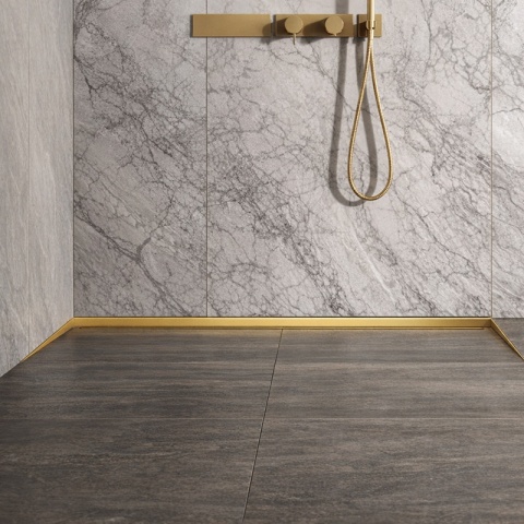 LISTWA CZOŁOWA BRODZIKOWA UNIWERSALNA ZŁOTA 120 CM LCB-GL-120