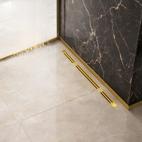 LISTWA CZOŁOWA BRODZIKOWA UNIWERSALNA ZŁOTA 120 CM LCB-GL-120