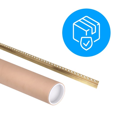 LISTWA CZOŁOWA BRODZIKOWA UNIWERSALNA ZŁOTA 120 CM LCB-GL-120