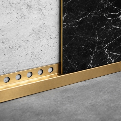 LISTWA CZOŁOWA BRODZIKOWA UNIWERSALNA ZŁOTA 120 CM LCB-GL-120