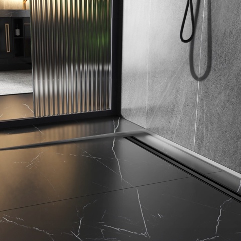 LISTWA SPADKOWA BRODZIKOWA CHROM LEWA 120 CM LSB-CH-L-120