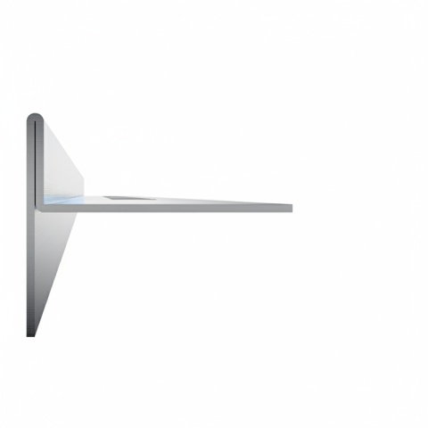 LISTWA SPADKOWA BRODZIKOWA CHROM PRAWA 120 CM LSB-CH-R-120