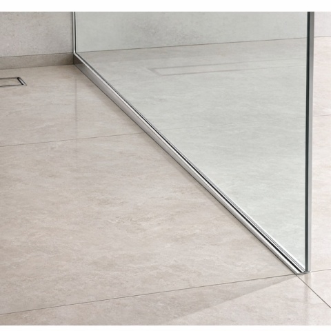 LISTWA SPADKOWA BRODZIKOWA CHROM PRAWA 120 CM LSB-CH-R-120