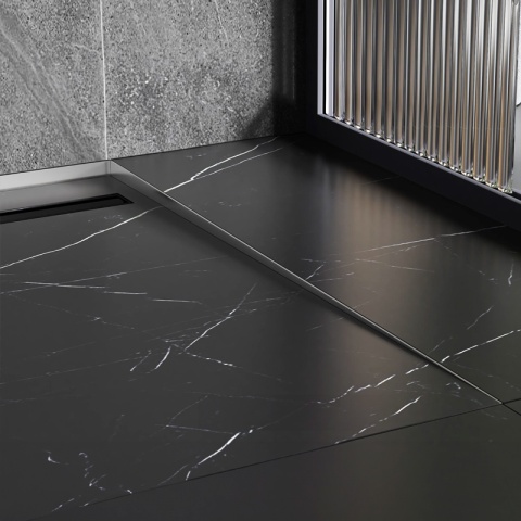 LISTWA SPADKOWA BRODZIKOWA CHROM PRAWA 140 CM LSB-CH-R-140