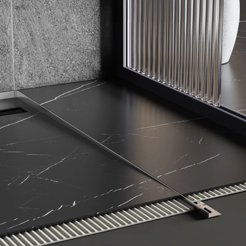 LISTWA SPADKOWA BRODZIKOWA CHROM PRAWA 180 CM LSB-CH-R-180