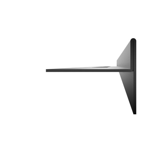 LISTWA SPADKOWA BRODZIKOWA CZARNY MAT LEWA 120 CM LSB-MTB-L-120