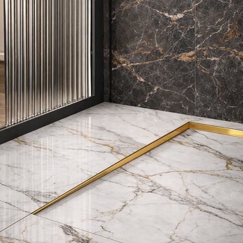 LISTWA SPADKOWA BRODZIKOWA ZŁOTA LEWA 100 CM LSB-GL-L-100