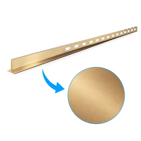 LISTWA SPADKOWA BRODZIKOWA ZŁOTA LEWA 140 CM LSB-GL-L-140