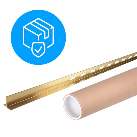 LISTWA SPADKOWA BRODZIKOWA ZŁOTA LEWA 140 CM LSB-GL-L-140