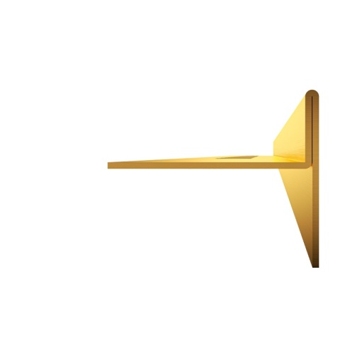 LISTWA SPADKOWA BRODZIKOWA ZŁOTA LEWA 140 CM LSB-GL-L-140