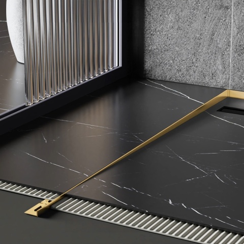 LISTWA SPADKOWA BRODZIKOWA ZŁOTA LEWA 180 CM LSB-GL-L-180