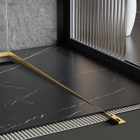 LISTWA SPADKOWA BRODZIKOWA ZŁOTA PRAWA 120 CM LSB-GL-R-120