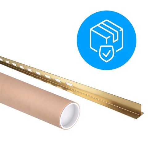 LISTWA SPADKOWA BRODZIKOWA ZŁOTA PRAWA 120 CM LSB-GL-R-120