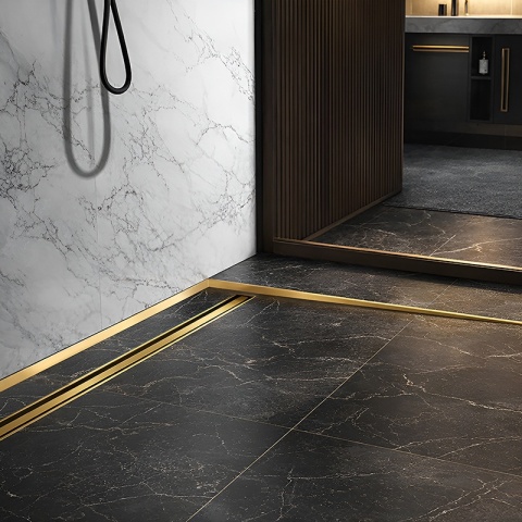 LISTWA SPADKOWA BRODZIKOWA ZŁOTA PRAWA 140 CM LSB-GL-R-140