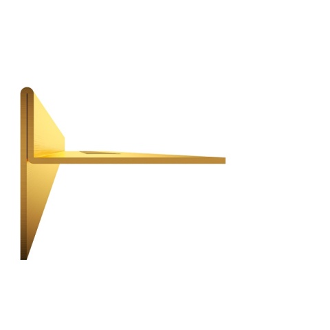 LISTWA SPADKOWA BRODZIKOWA ZŁOTA PRAWA 180 CM LSB-GL-R-180