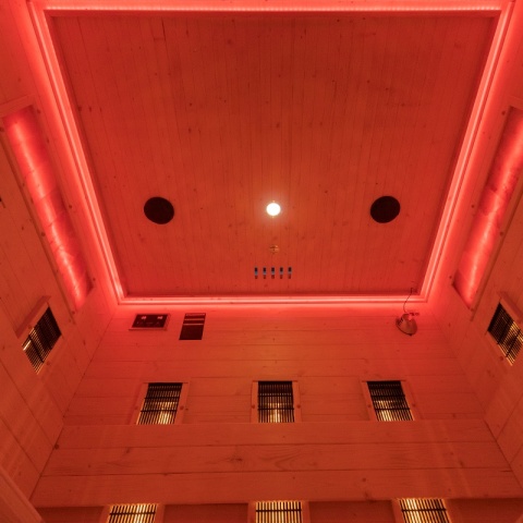 SAUNA DOMOWA SUCHA INFRARED NISKOTEMPERATUROWA TROMSO4 4-5 OSOBOWA 180x150 CM 230 V