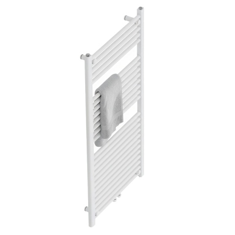 GRZEJNIK ŁAZIENKOWY ŚCIENNY PIONOWY WODNY DRABINKA 120x60 CORSO-WH-1 BIAŁY