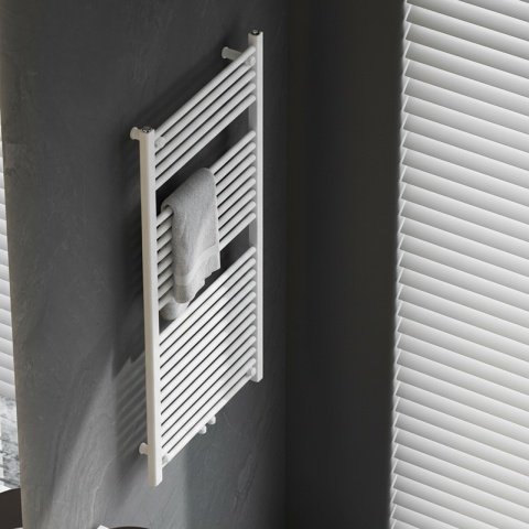 GRZEJNIK ŁAZIENKOWY ŚCIENNY PIONOWY WODNY DRABINKA 120x60 CORSO-WH-1 BIAŁY