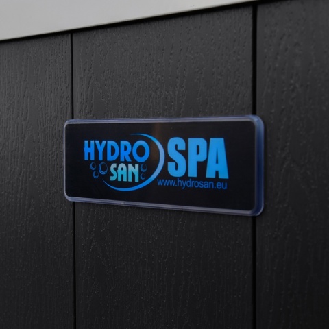 JACUZZI OGRODOWE WANNA SPA560 BIAŁA PERŁA OBUDOWA ANTRACYT 220x220 CM