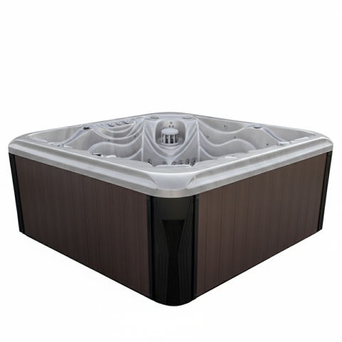 JACUZZI OGRODOWE WANNA SPA560 CAPPUCCINO OBUDOWA KAWA 220x220 CM