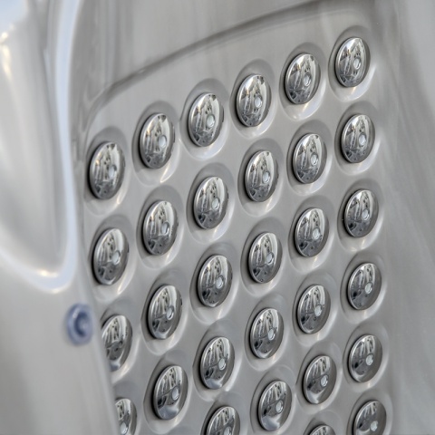 JACUZZI OGRODOWE WANNA SPA560 CAPPUCCINO OBUDOWA KAWA 220x220 CM