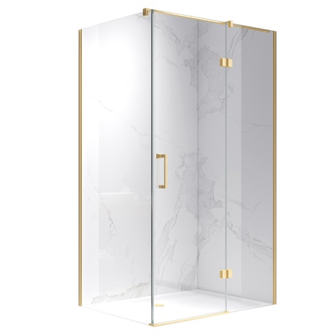 KABINA PRYSZNICOWA PROSTOKĄTNA Z-KZ03C-GL-BR-120X90 ZŁOTA SZCZOTKOWANA 120x90 CM