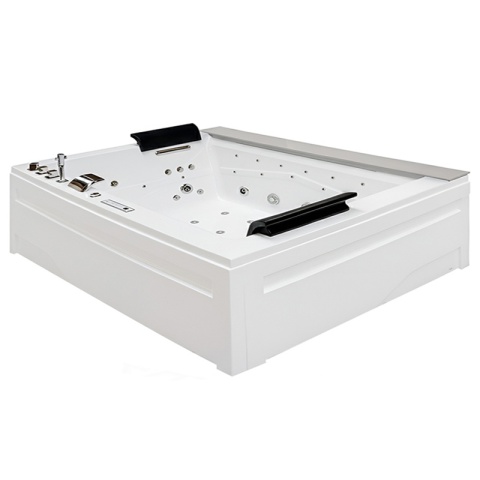 WANNA Z HYDROMASAŻEM KALAMBO 914 Z OBUDOWĄ BIAŁA 190x150 CM