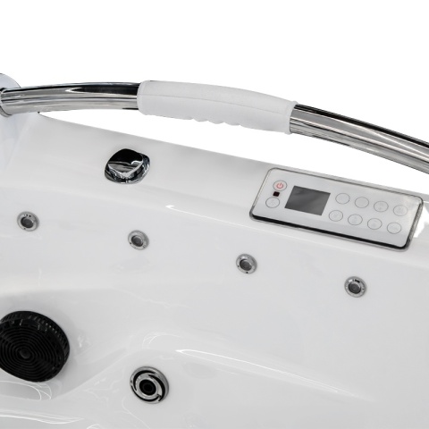 WANNA Z HYDROMASAŻEM VENEZIA 761 PRAWA BIAŁA 180x120 CM