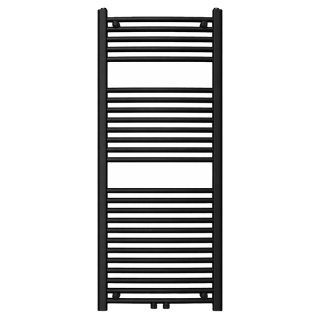 GRZEJNIK ŁAZIENKOWY ŚCIENNY PIONOWY WODNY DRABINKA 120x50 GAMA-BL-2 CZARNY