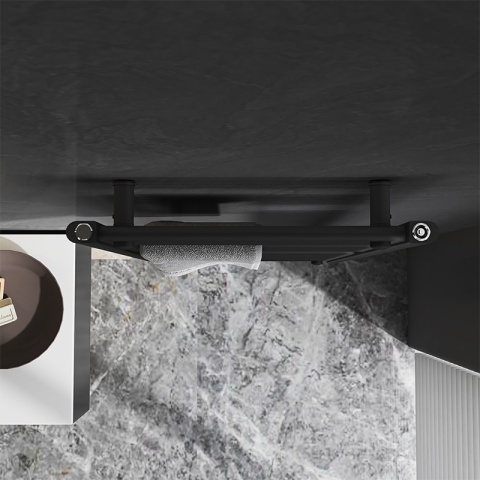 GRZEJNIK ŁAZIENKOWY ŚCIENNY PIONOWY WODNY DRABINKA 120x50 GAMA-BL-2 CZARNY